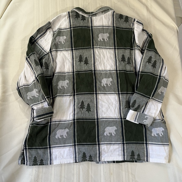 Vintage Blair Green Flannel Plaid 2XL  Woodland Grunge Outdoor Cozy Cabincore - Picture 10 of 11